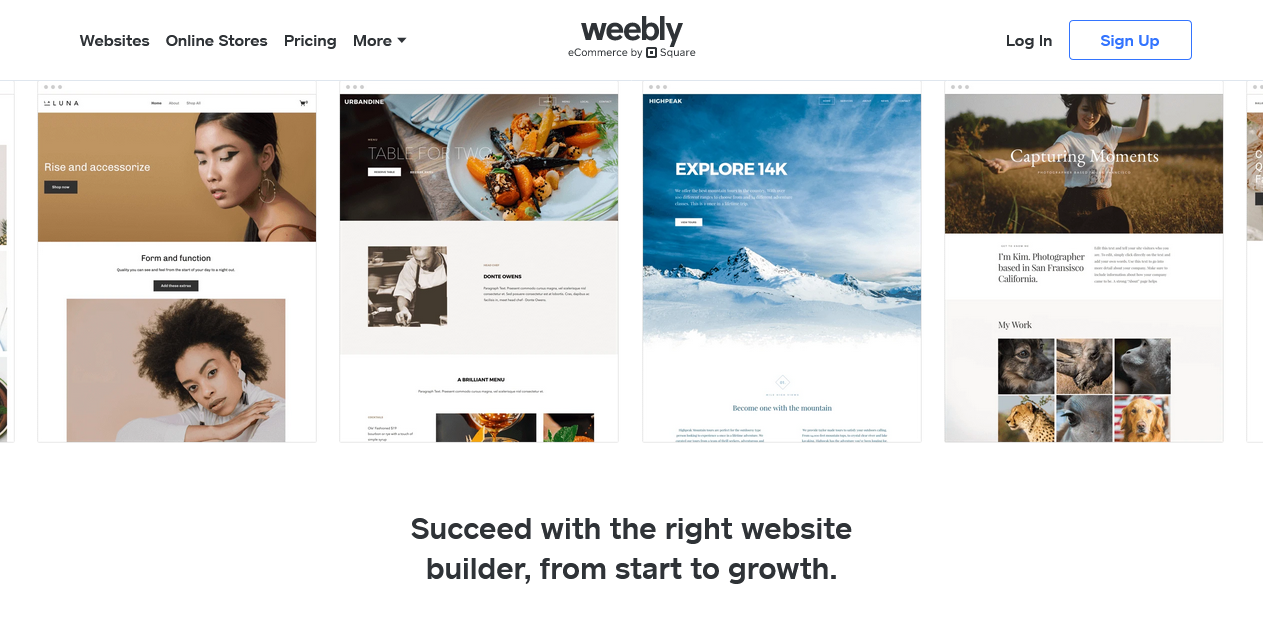 Weebly eCommerce Platform For Startups
